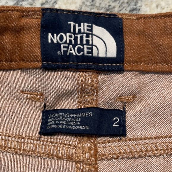 THE NORTH FACE BROWN SHIMMER SKINNY JEANS SZ 2 - Picture 6 of 8